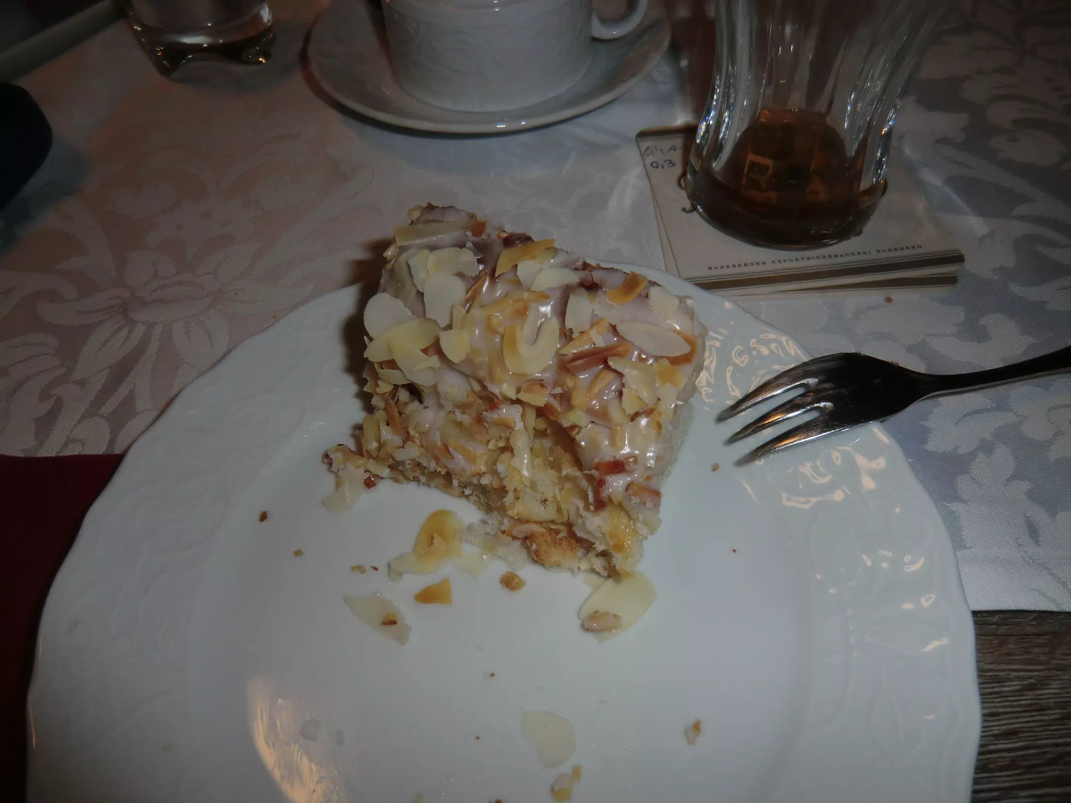 Kuchen wurde gegessen